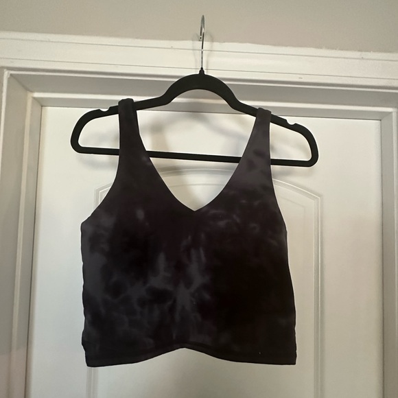 Abercrombie and Fitch Soft AF Black Tie Dye Top - Picture 3 of 4